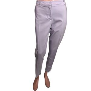 Jones New York SIGNATURE Light Purple Lilac Dress Pants Grace Ankle Size 8